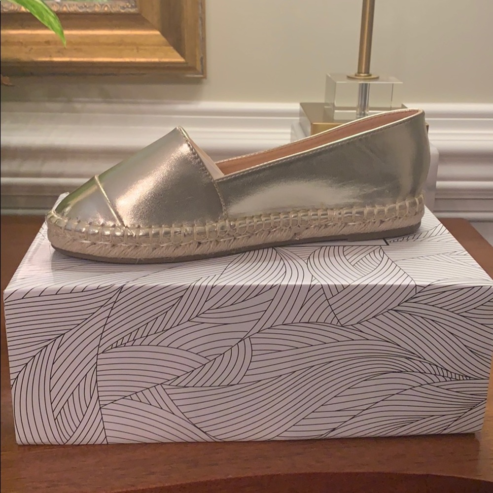 Gold Metallic Flats